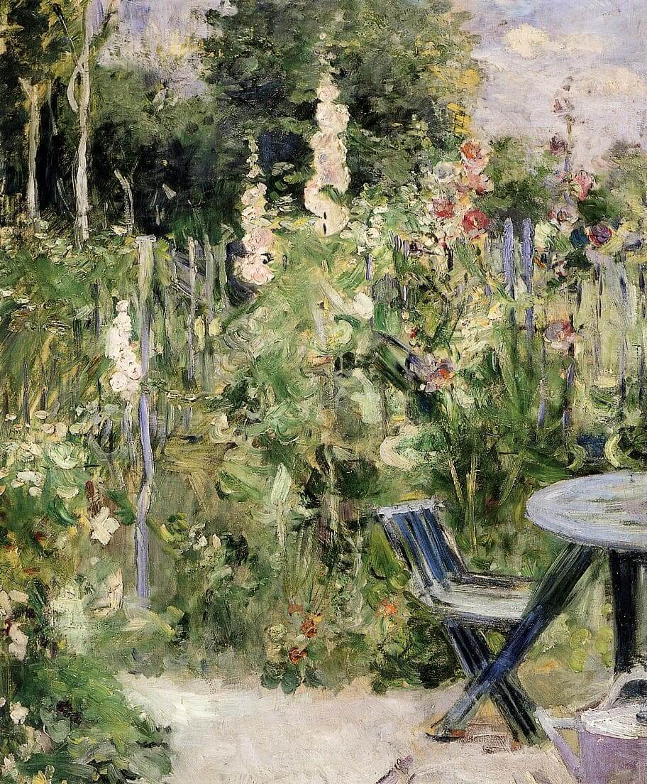 "Malvarrosas", de Berthe Morisot